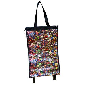 Vintage Sydney To Go Love Aviation Airport Carry On Travel Bag With Wheels